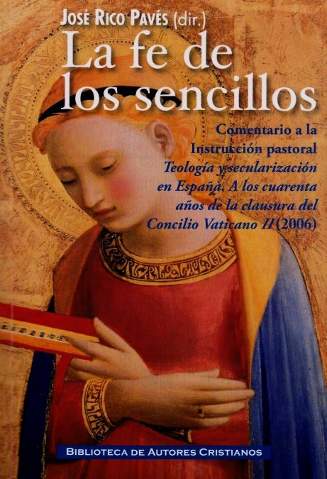 La fe de los sencillos, de Varios autores | portada del libro