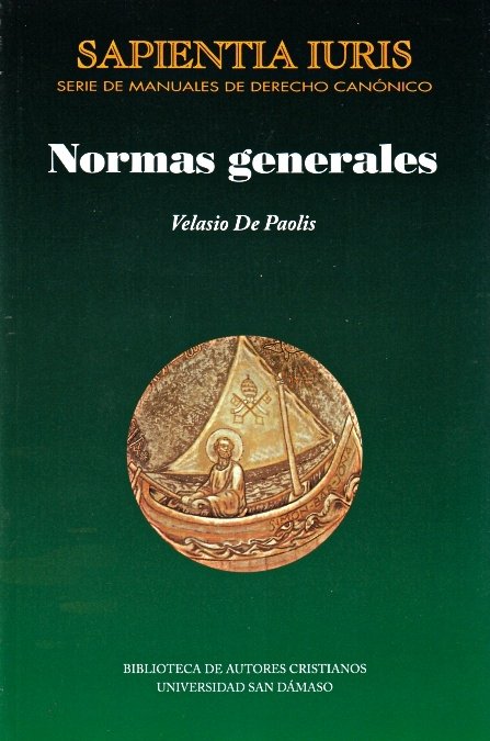 Normas generales, de De Paolis, Velasio | portada del libro