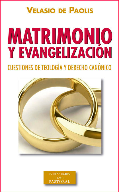 Matrimonio y evangelización, de De Paolis, Velasio | portada del libro