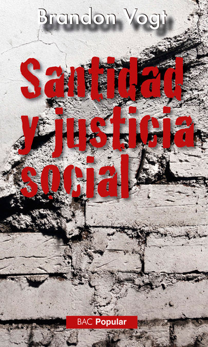 Santidad y justicia social, de Vogt, Brandon | portada del libro