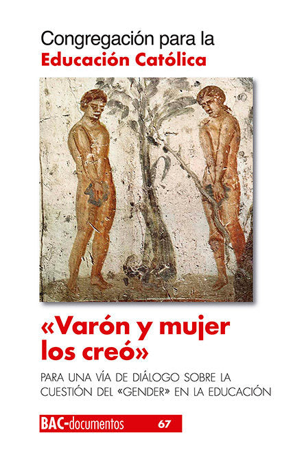 Varón y mujer los creó, de Congregación para la Educación Católica | portada del libro