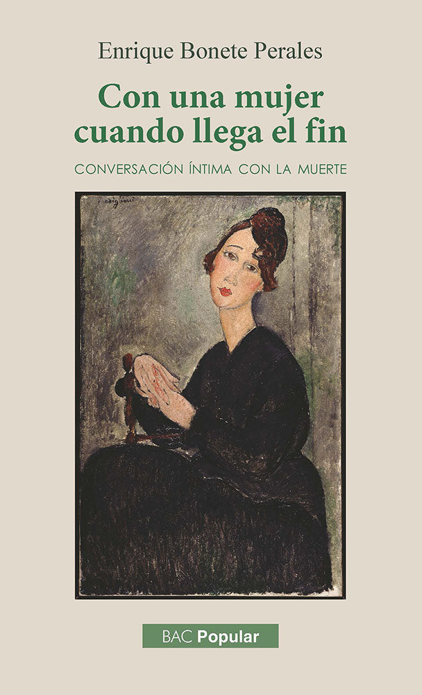 CON UNA MUJER CUANDO LLEGA EL FIN, de ENRIQUE BONETE PERALES | portada del libro