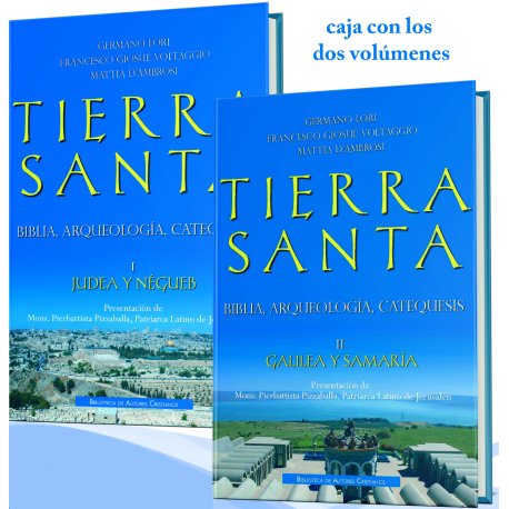 TIERRA SANTA BIBLIA ARQUEOLOGIA CATEQUESIS (2 VOLUMENES), de GERMANO,LORI | portada del libro
