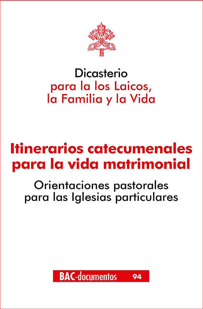 ITINERARIOS CATECUMENALES PARA LA VIDA MATRIMONIAL | portada del libro