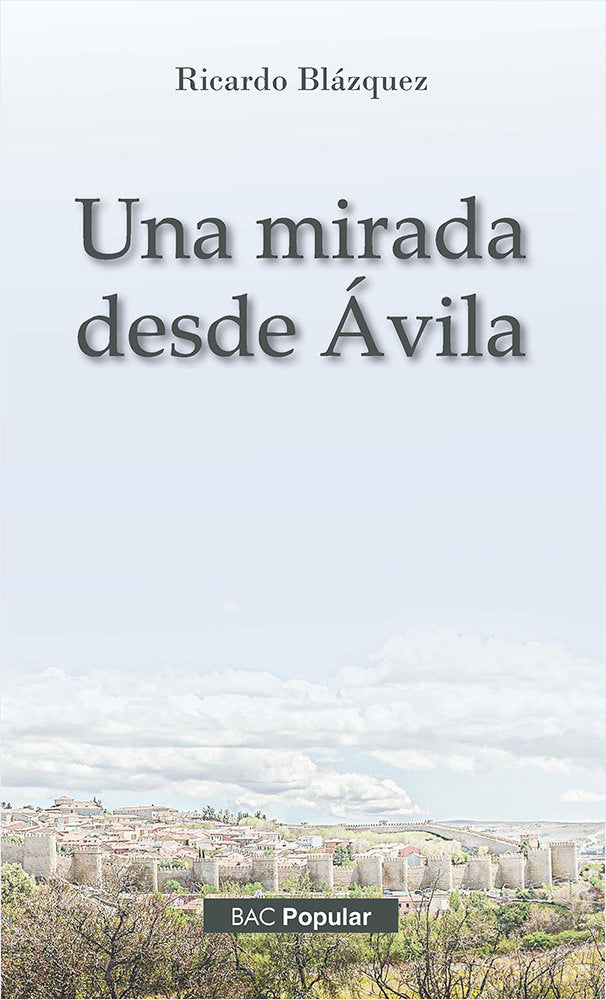 UNA MIRADA DESDE AVILA, de RICARDO BLAZQUEZ | portada del libro