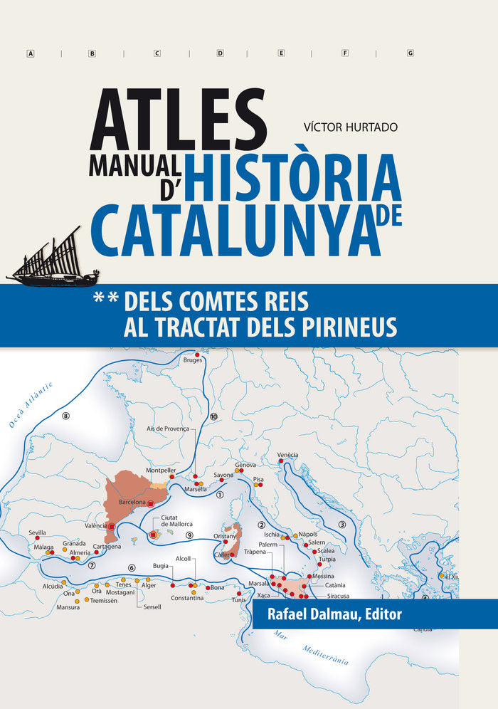 Atles Manual d'Història de Catalunya, de Hurtado Cuevas, Víctor | portada del libro
