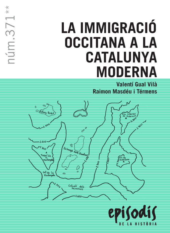 LA IMMIGRACIO OCCITANA A LA CATALUNYA MODERNA, de GUAL VIL·, VALENTI | portada del libro