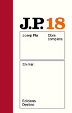 EN MAR (2ª ED.), de Josep Pla | portada del libro