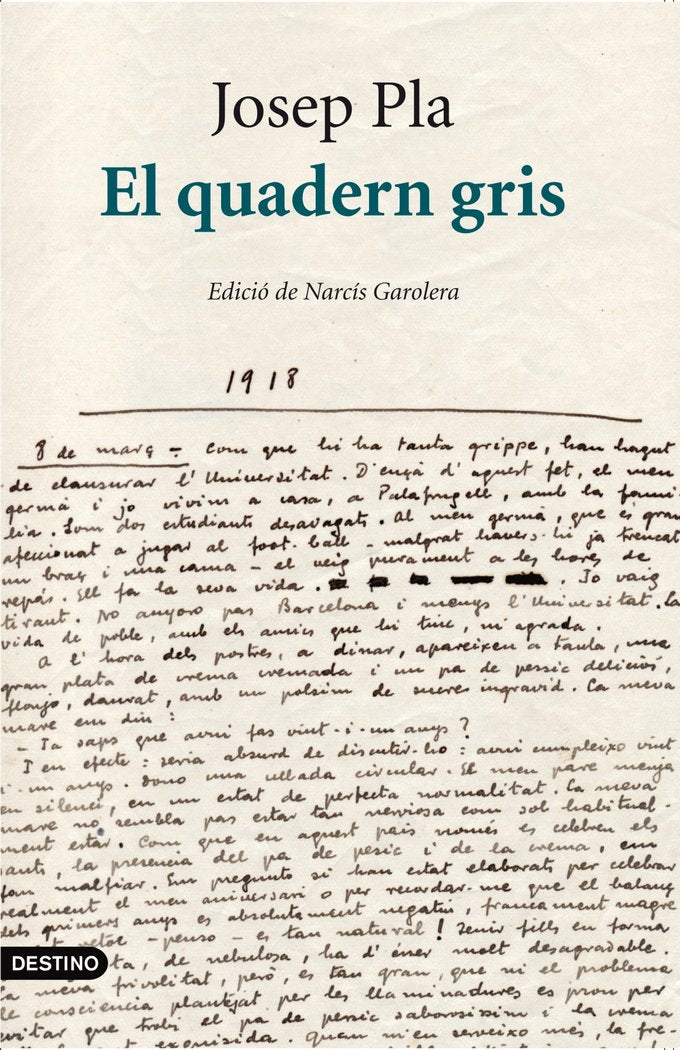 EL QUADERN GRIS, de Pla | portada del libro