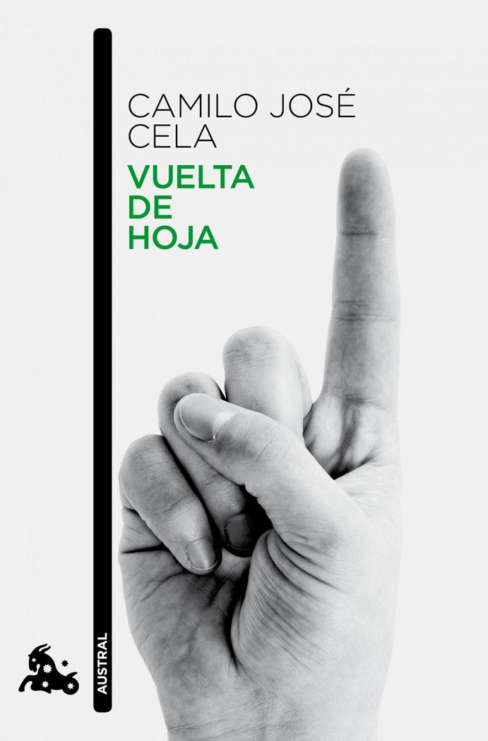Vuelta de hoja, de Cela, Camilo José | portada del libro
