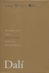 Ensayos 1, de SALVADOR DALI | portada del libro