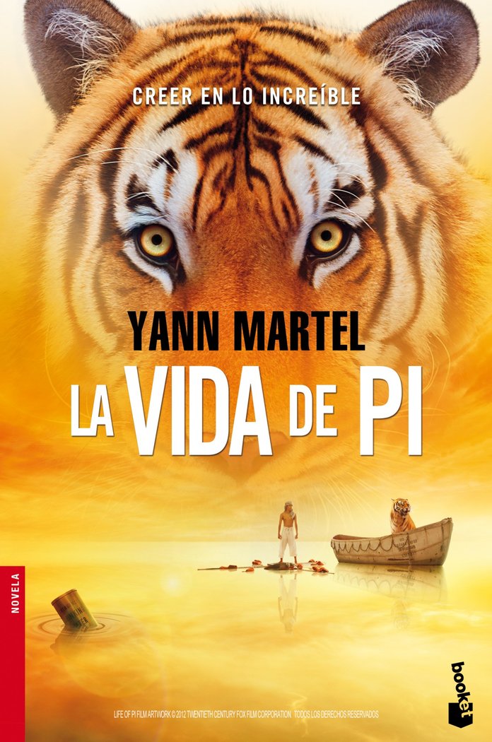 La vida de Pi, de Martel | portada del libro