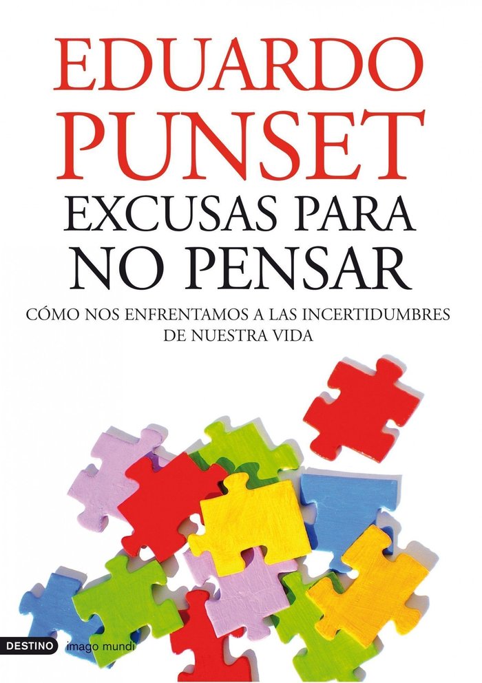 Excusas para no pensar, de Punset | portada del libro