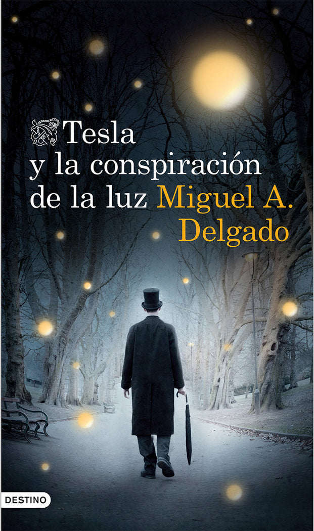 Tesla y la conspiración de la luz, de Delgado | portada del libro