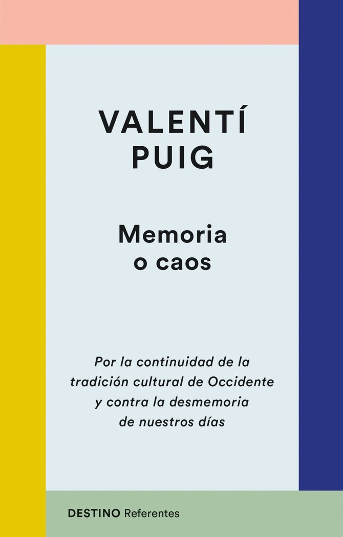 Memoria o caos, de Puig, Valentí | portada del libro
