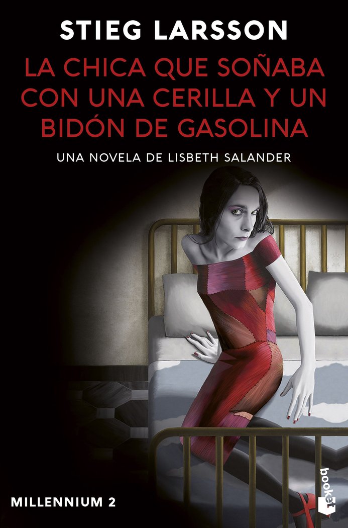 LA CHICA QUE SOÑABA CON UNA CERILLA Y UN BIDON DE, de STIEG LARSSON | portada del libro