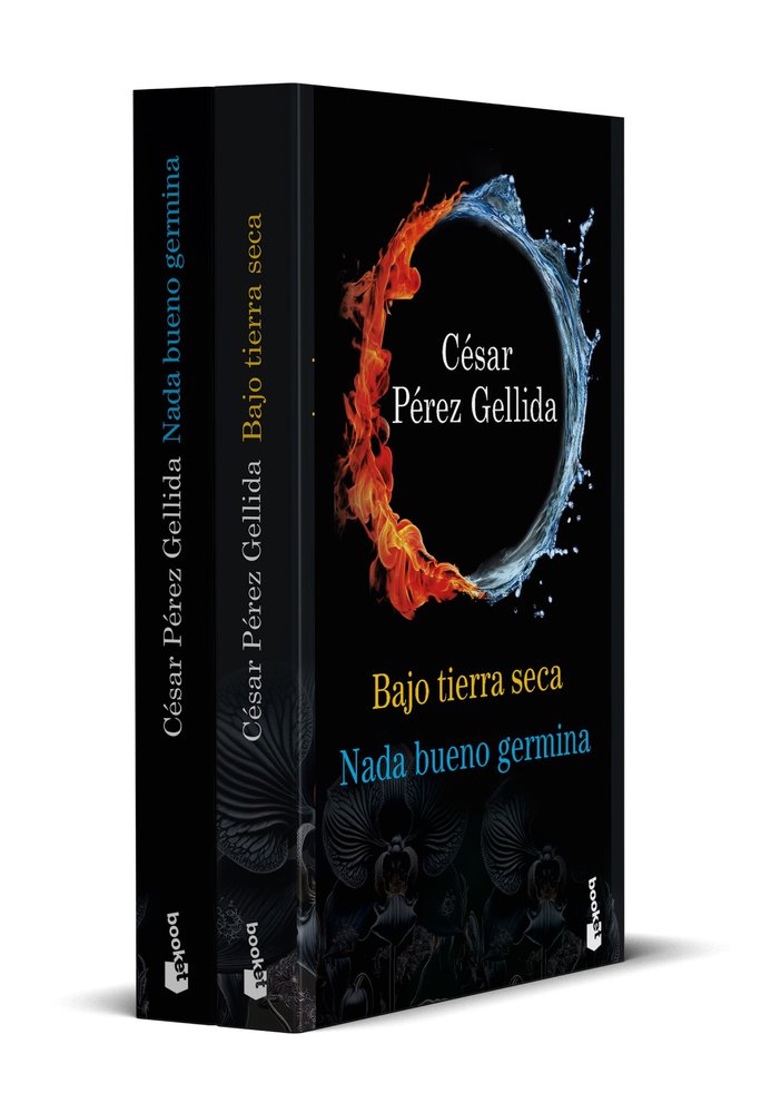 Pack Bajo tierra seca Nada bueno germina, de CESAR PEREZ GELLIDA | portada del libro