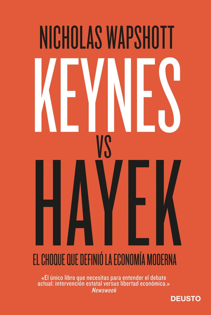 Keynes vs Hayek, de Wapshott | portada del libro