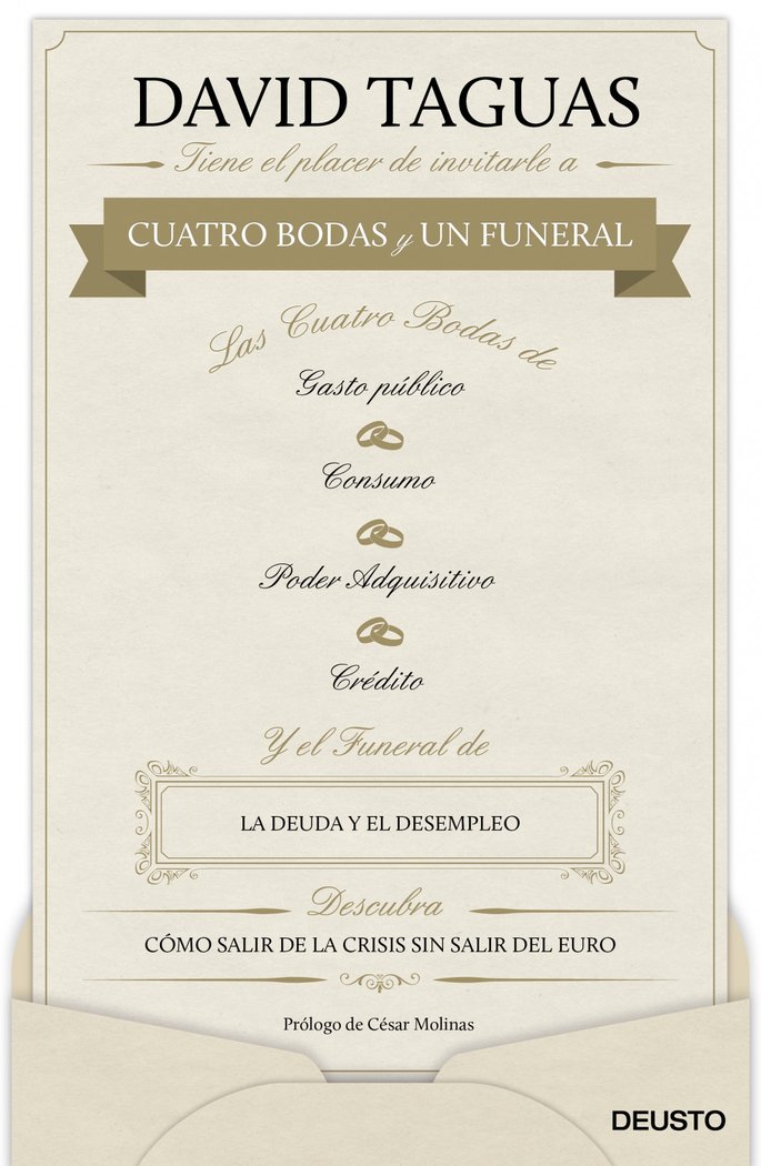 Cuatro bodas y un funeral, de Taguas Coejo | portada del libro
