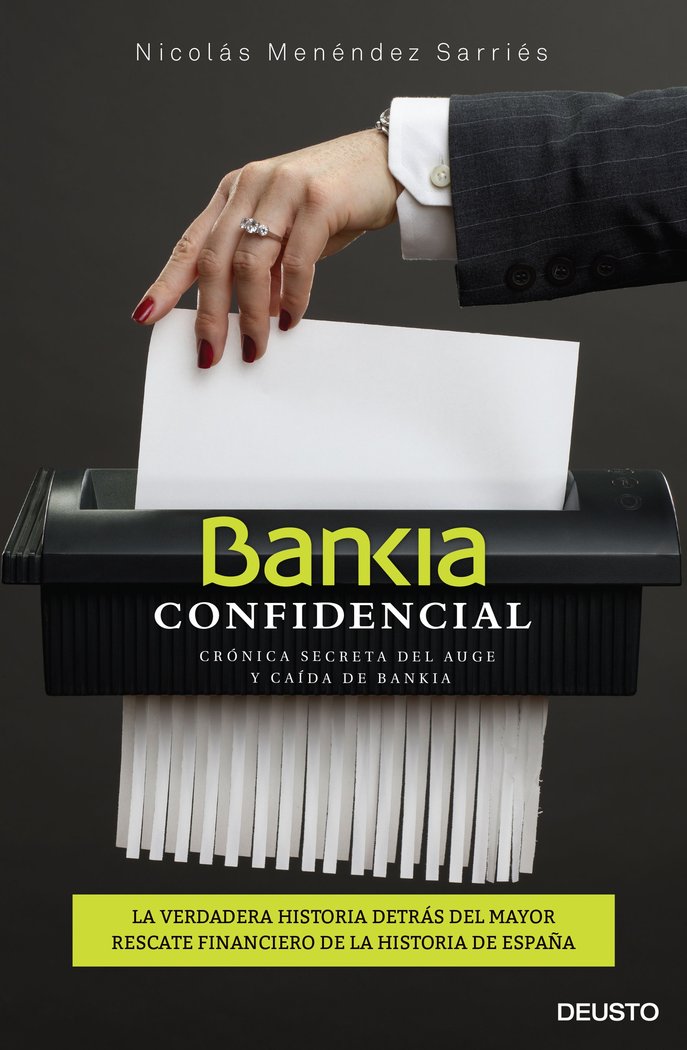 Bankia confidencial, de Menéndez Sarriés, Nicolás | portada del libro
