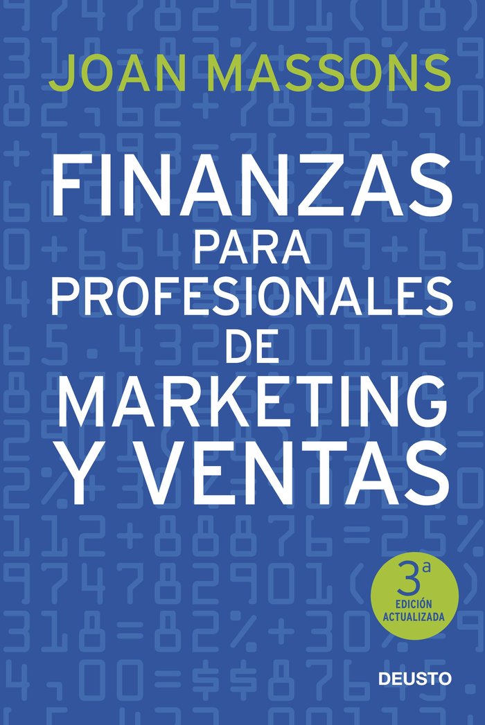 Finanzas para profesionales de marketing y ventas, de Massons Rabassa, Joan | portada del libro