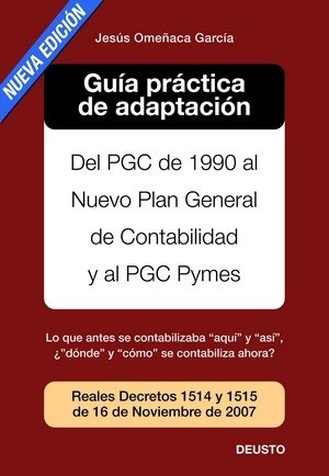 Guía práctica de adaptación al nuevo PGC, de Omeñaca García | portada del libro