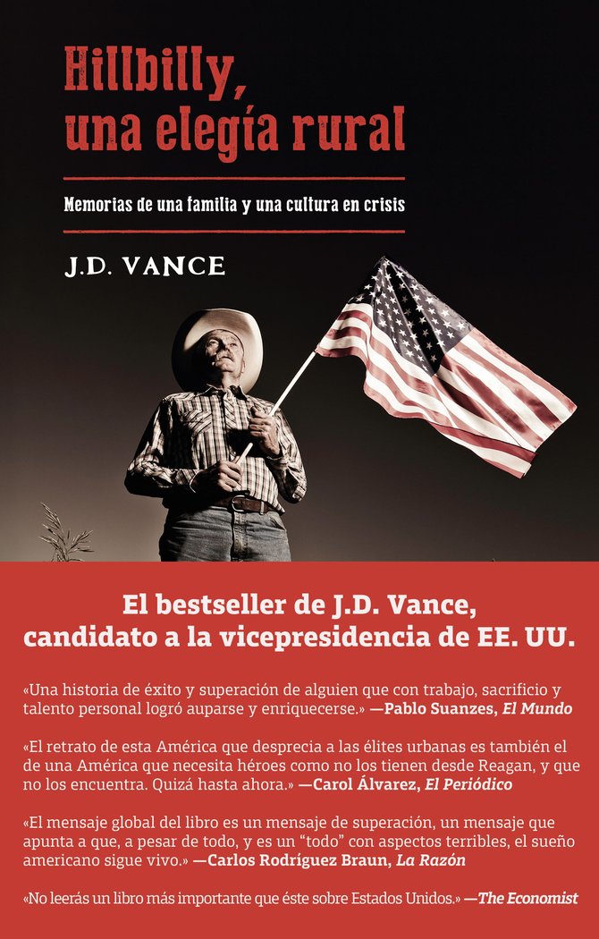 Hillbilly, una elegía rural, de Vance, J. D. | portada del libro