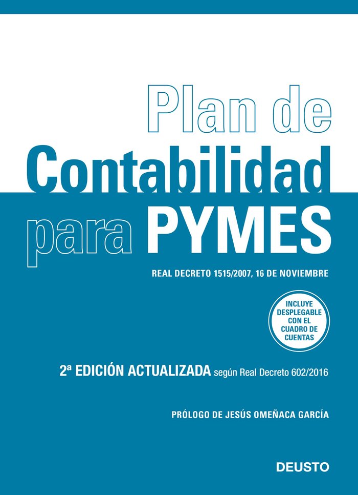Plan de contabilidad para PYMES, de AA. VV. | portada del libro