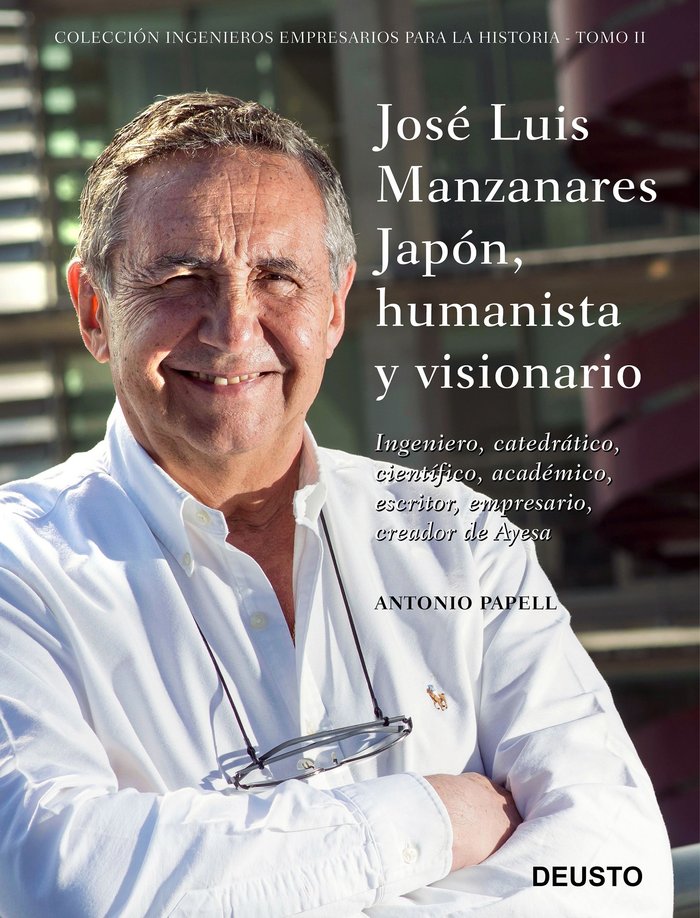 José Luis Manzanares Japón, humanista y visionario, de Papell, Antonio | portada del libro