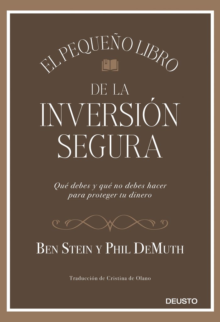 El pequeño libro de la inversión segura, de Stein y Phil DeMuth, Ben | portada del libro