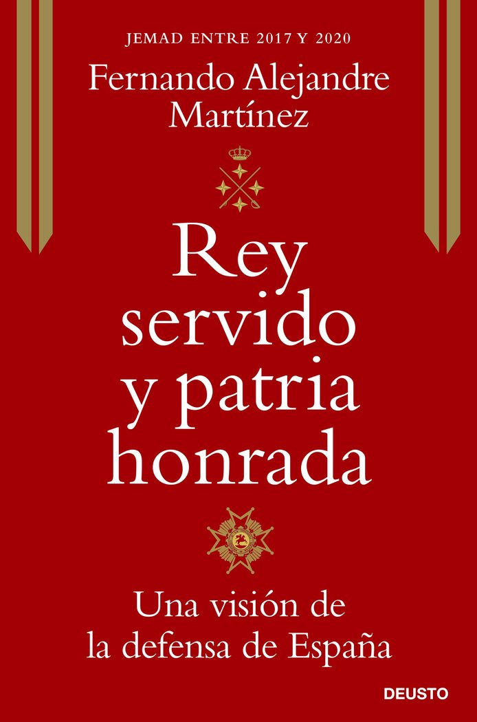 REY SERVIDO, PATRIA HONRADA, de FERNANDO ALEJANDRE MARTINEZ | portada del libro