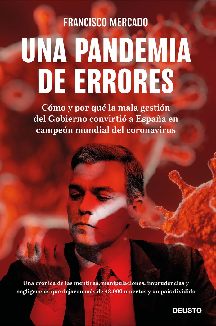 Una pandemia de errores, de Mercado Merino, Francisco | portada del libro