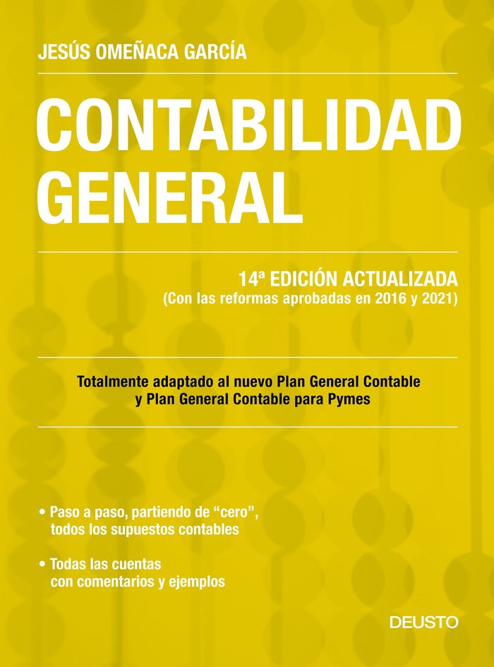 CONTABILIDAD GENERAL, de JESUS OMEÑACA GARCIA | portada del libro