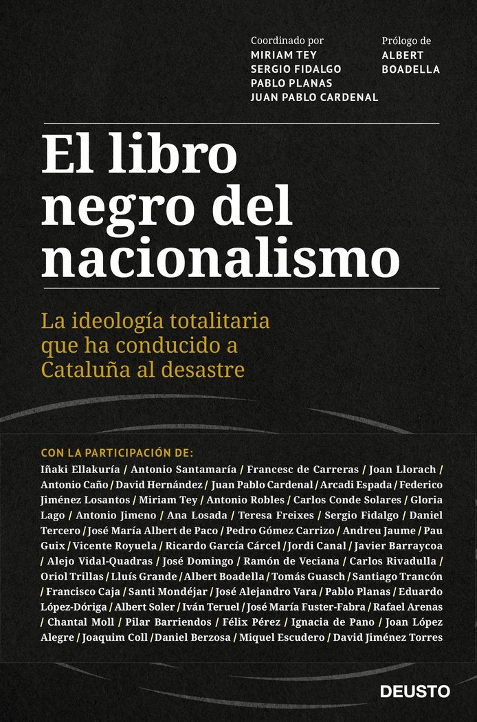 EL LIBRO NEGRO DEL NACIONALISMO, de MIRIAM TEY | portada del libro