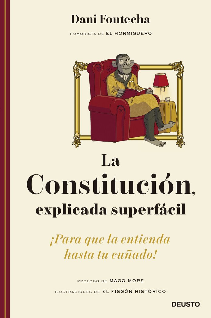 LA CONSTITUCION EXPLICADA MUY MUY FACIL, de DANI FONTECHA | portada del libro