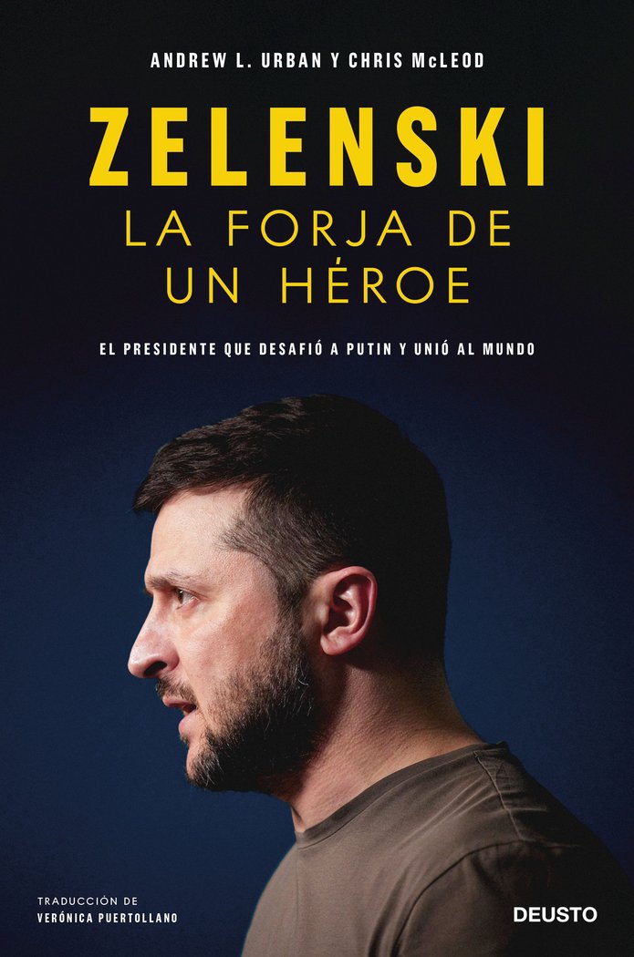 ZELENSKI: LA FORJA DE UN HEROE, de URBAN Y CHRIS MCLEOD, ANDREW L. | portada del libro