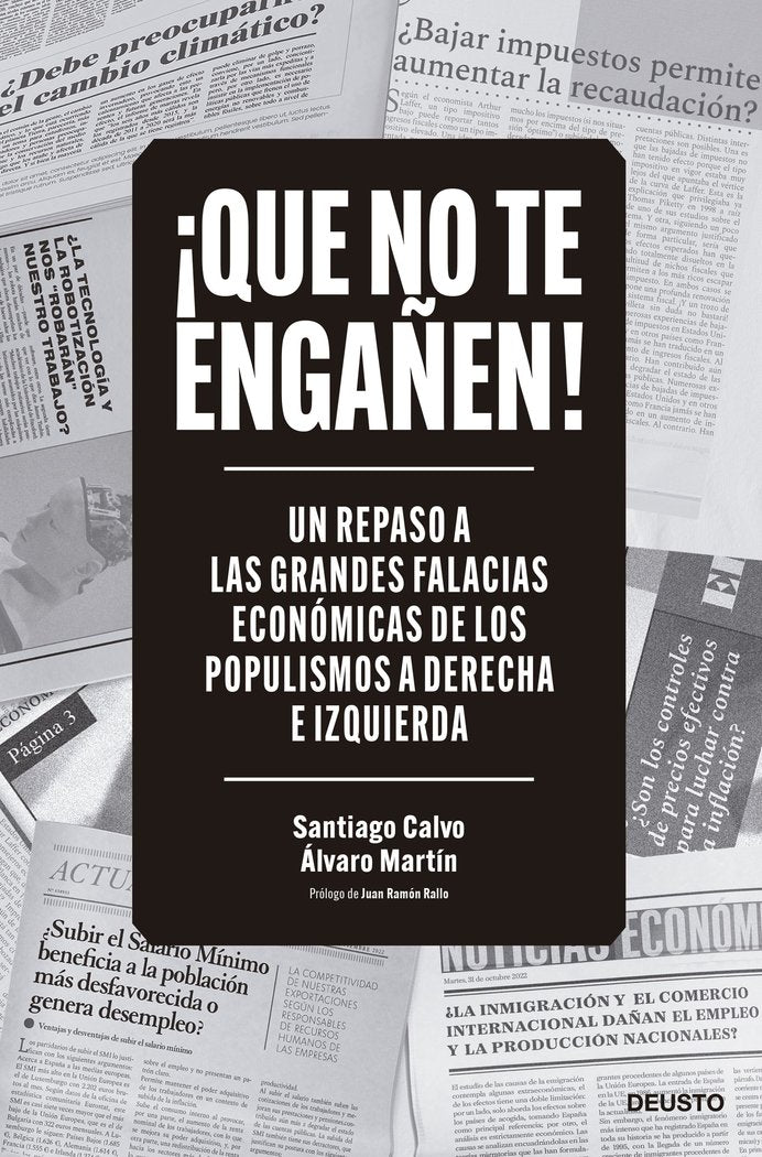 ¡QUE NO TE ENGAÑEN!, de ALVARO MARTIN, SANTIAGO CALVO | portada del libro