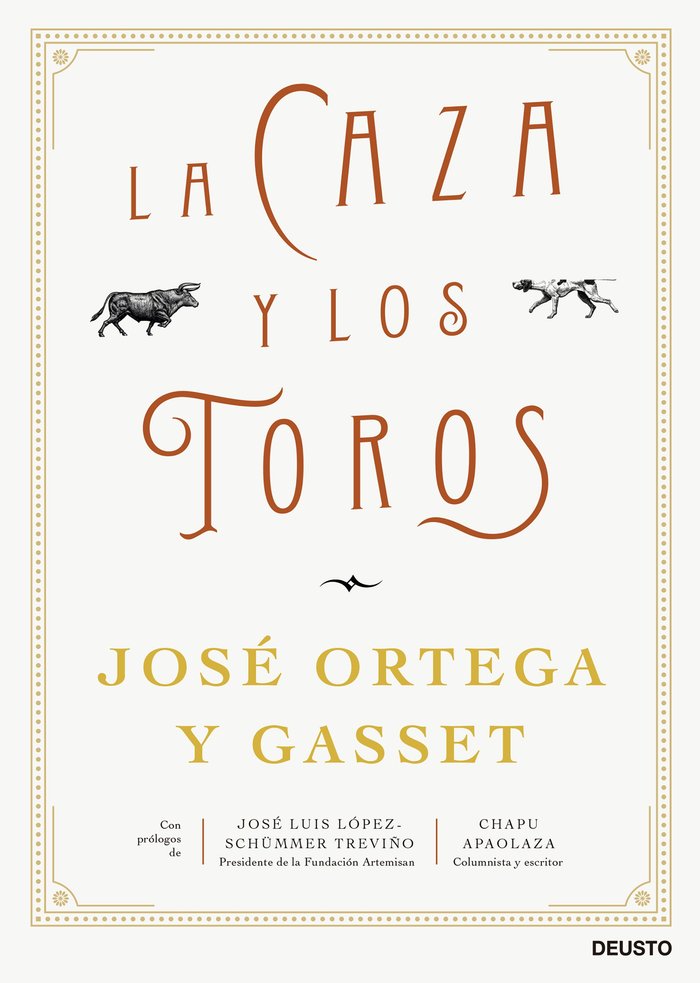 LA CAZA Y LOS TOROS, de JOSE ORTEGA Y GASSET | portada del libro
