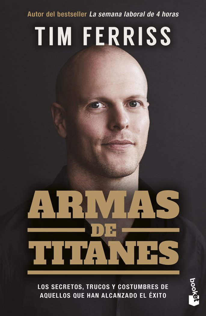 ARMAS DE TITANES, de TIM FERRISS | portada del libro