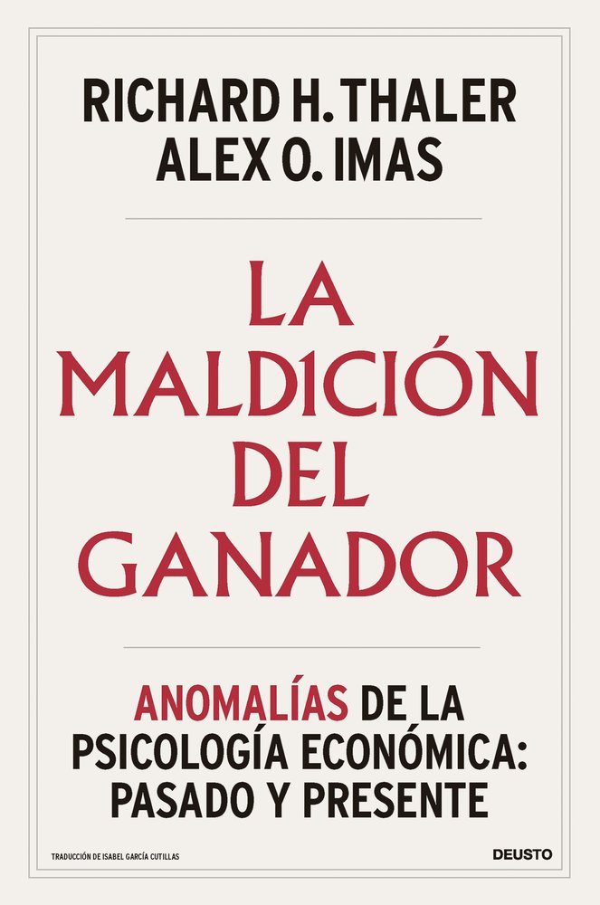 LA MALDICION DEL GANADOR, de RICHARD H THALER | portada del libro