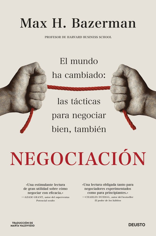 NEGOCIACION, de BAZERMAN, MAX | portada del libro
