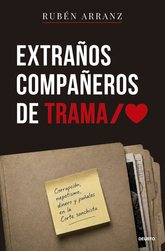 EXTRAÑOS COMPAÑEROS DE TRAMA, de RUBEN ARRANZ | portada del libro