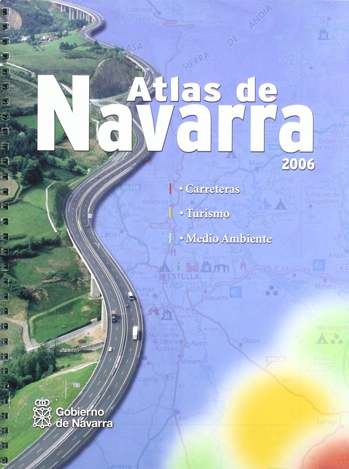 Atlas de Navarra, 2006, de Dirección General de Obras Públicas | portada del libro