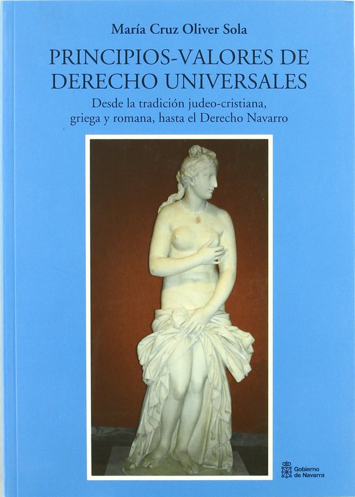 Principios-valores de derecho universales, de Oliver Sola | portada del libro