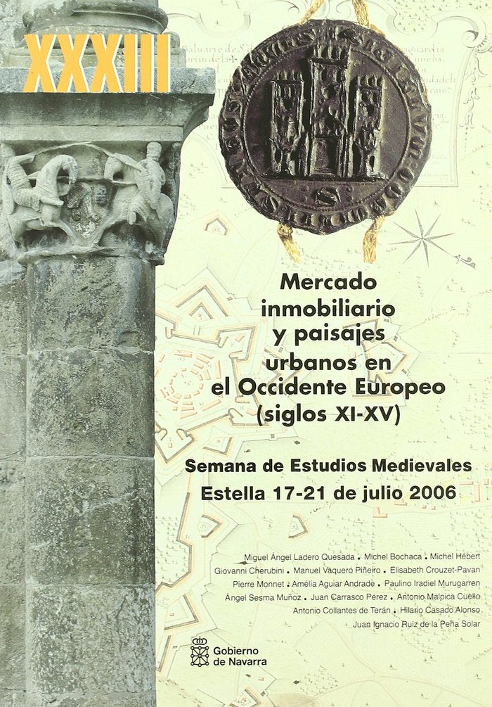 Mercado inmobiliario y paisajes urbanos en el occidente europeo (siglos XI-XV), de Varios autores | portada del libro