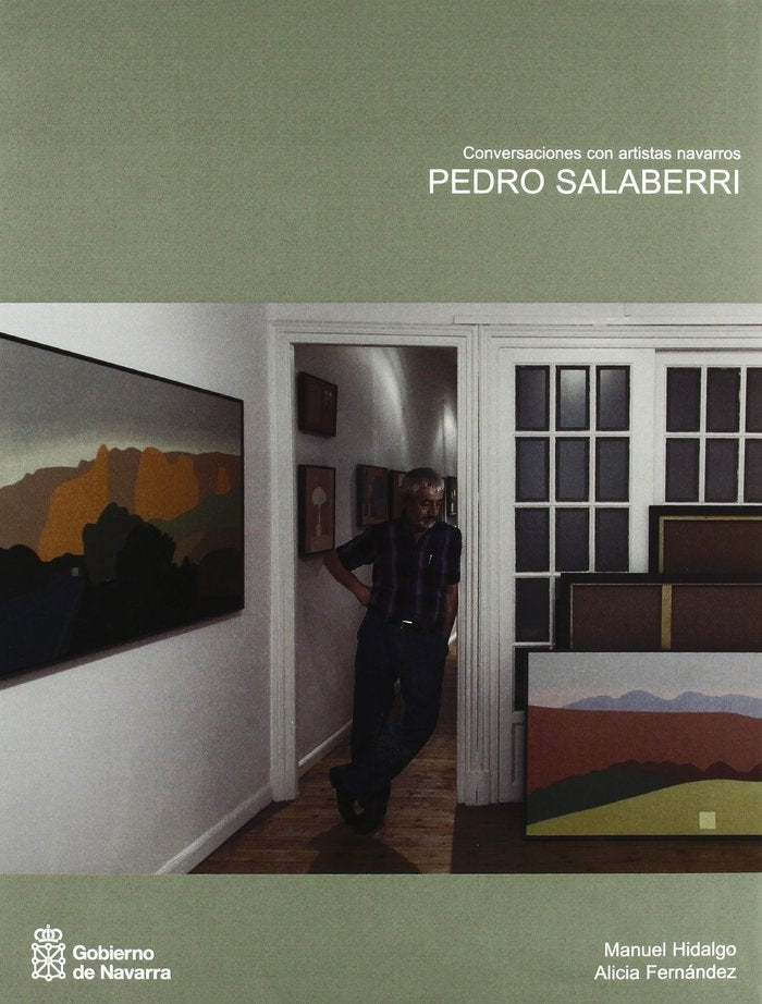 Conversaciones con artistas navarros: Pedro Salaberri, de Fernández López | portada del libro