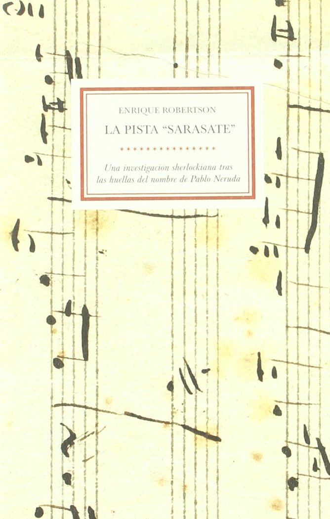 La pista "Sarasate", de Robertson Álvarez | portada del libro