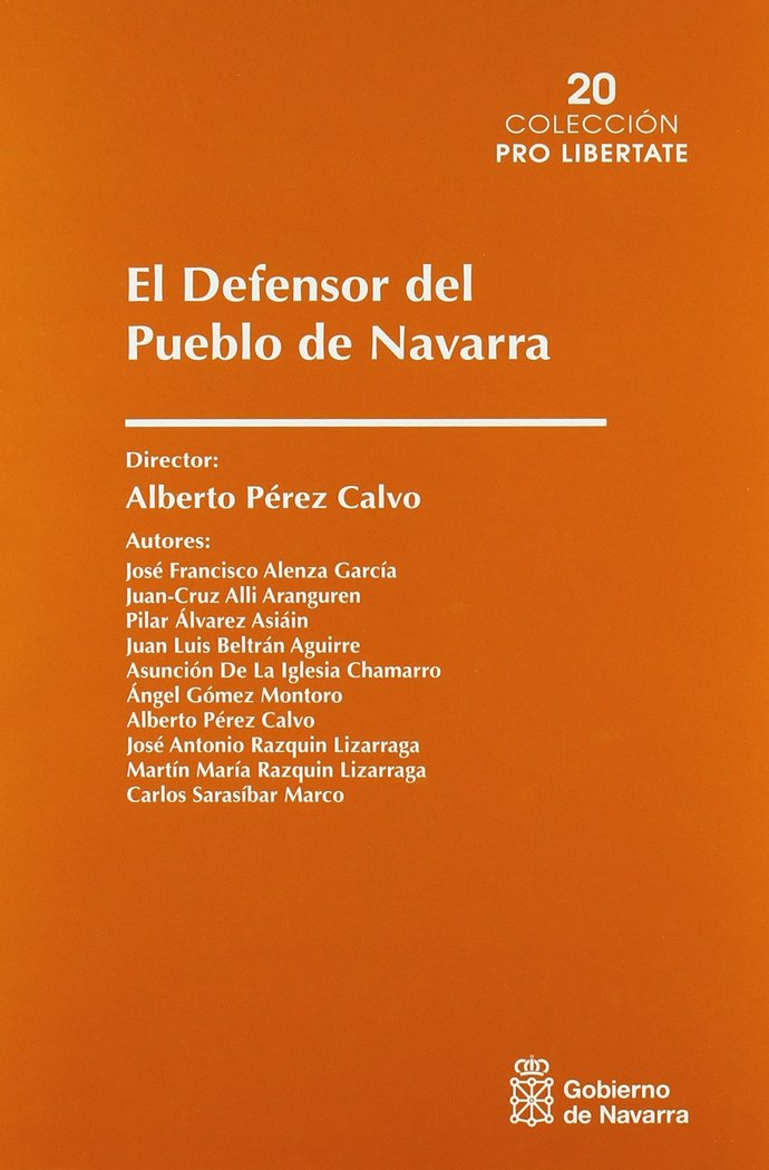 El defensor del pueblo de Navarra, de Varios autores | portada del libro