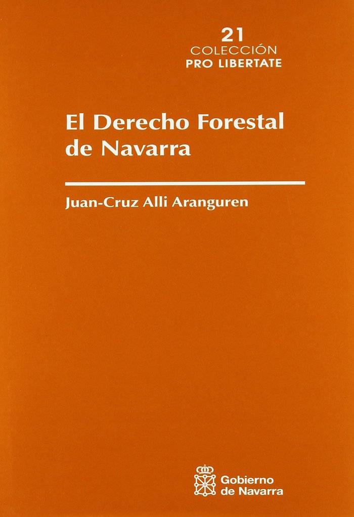 El derecho forestal de Navarra, de Alli Aranguren | portada del libro