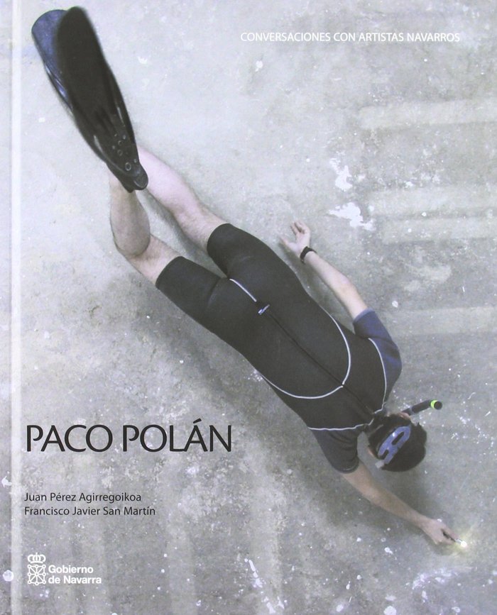 Conversaciones con artistas navarros: Paco Polán, de Pérez Agirregoikoa | portada del libro